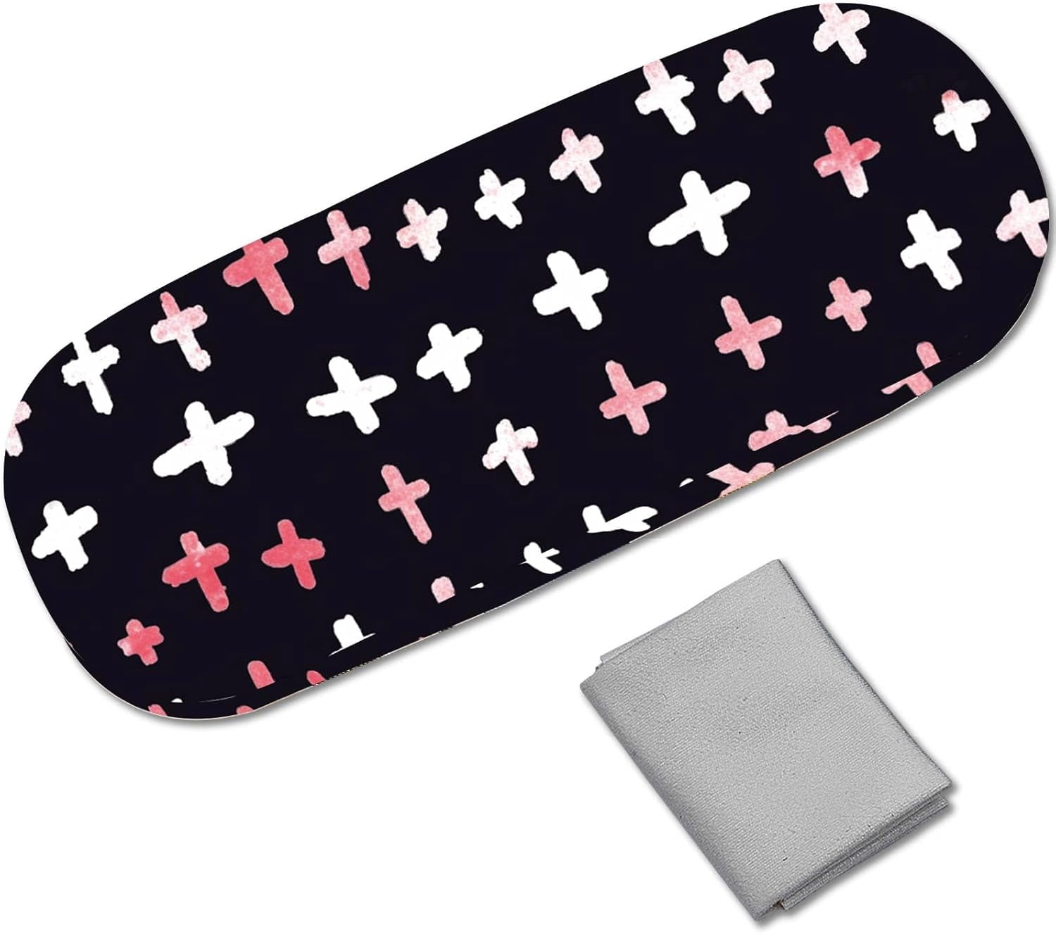 June Rose Glasses Case Hard Shell Leather Sunglasses Case Portable ...