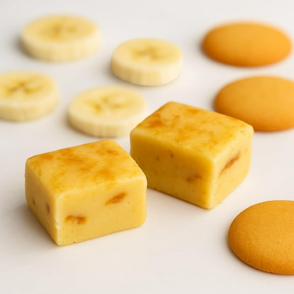 June Street Market Gourmet Fudge, Crafted for Indulgence, 6 oz. (Banana Pudding)