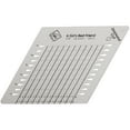 June Tailor 60 Degree Diamond Cut Slotted Quilt Ruler, 9" X 9