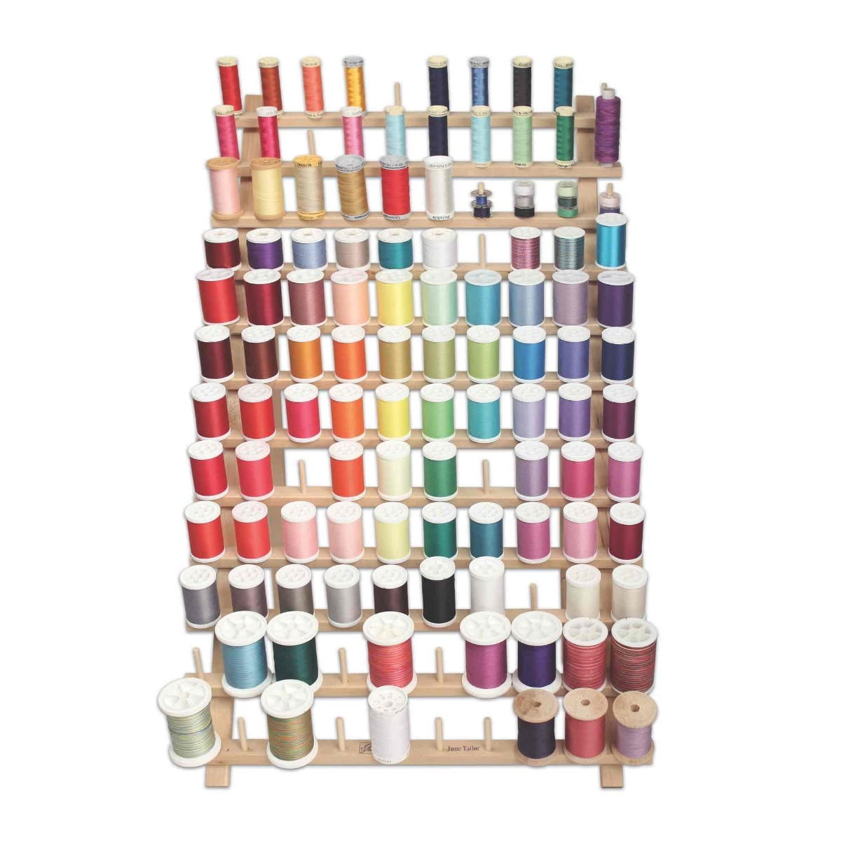 AccuQuilt Mega Thread Rack 120 Spool Hardwood Sewing Organizer ...