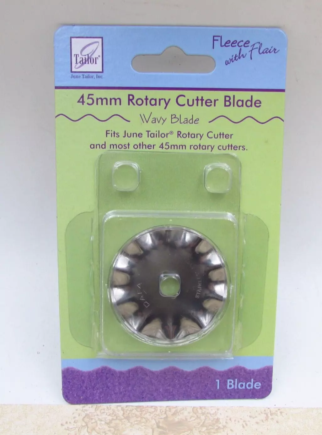 June Tailor Jt-191 45Mm Rotary Cutter Blade (Wavy Blade) One Blade