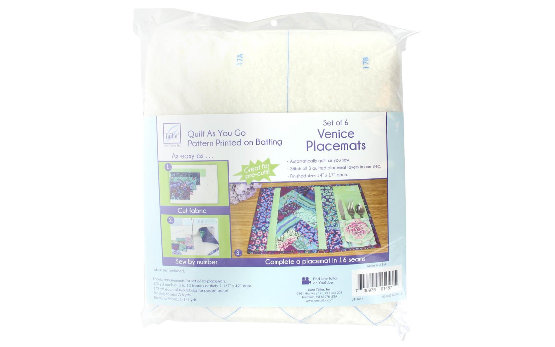 June Tailor Quilt As You Go Placemat 6/PkgVenice