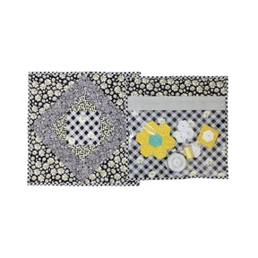 Project Bags Quilt-As-You-Go Kit with Zippity-Do-Done Zipper - Gray (Set of 2)