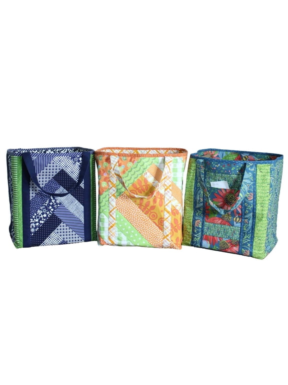 Utility Shopper Totes Quilt-As-You-Go Kit (3 Pack)