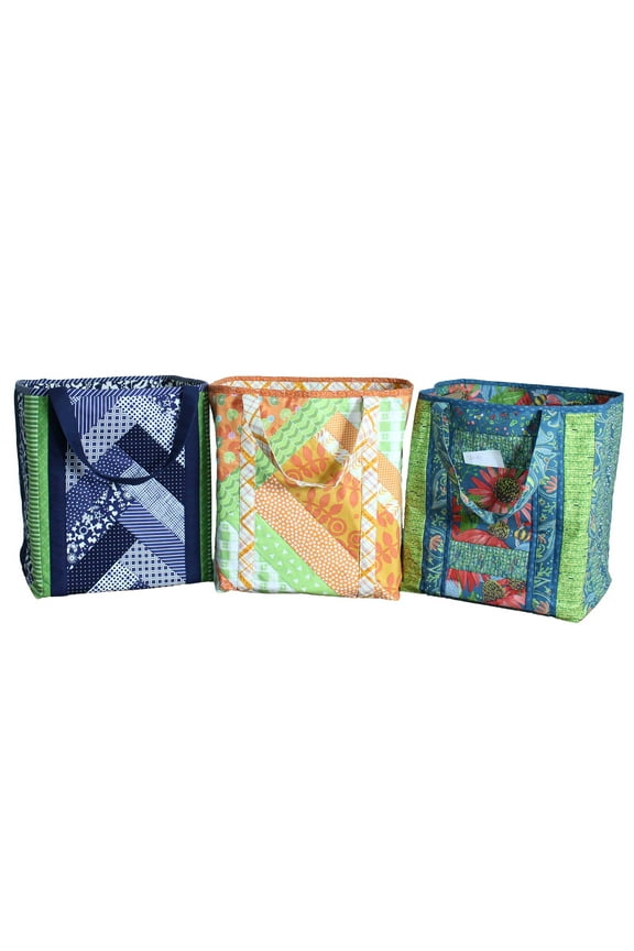 Utility Shopper Totes Quilt-As-You-Go Kit (3 Pack)