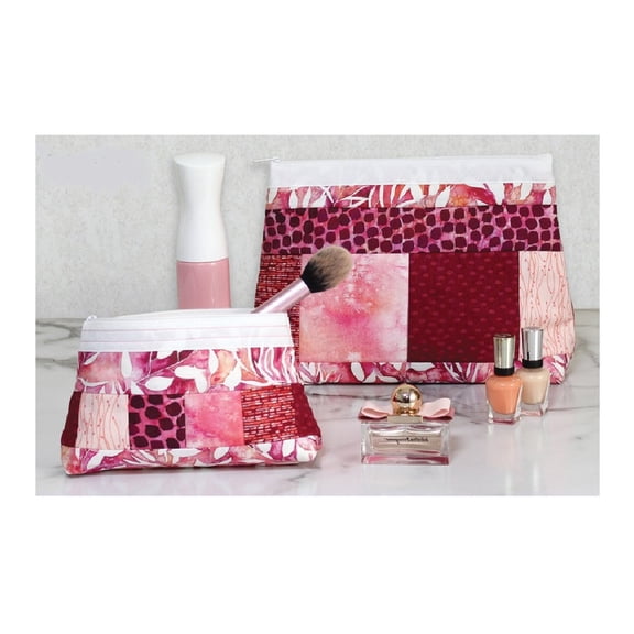 June Tailor Zippity Do DoneCosmeticBagW/WhtZipKit