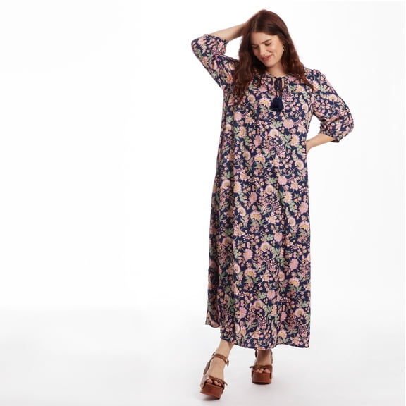 June Vie Women's Plus Size Boho Maxi Dress