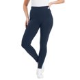 thumbnail image 1 of June & Vie Women's Plus Size Classic Ankle Legging, 1 of 4