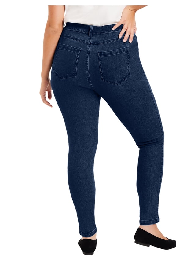 Women's Plus Size Curvie Fit Skinny Jeans