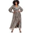 thumbnail image 1 of June + Vie Women's Plus Size Evyre Side Slit Sequin Dress, 1 of 4