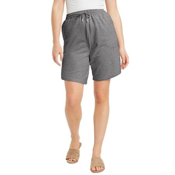 June Vie Women's Plus Size French Terry Shorts
