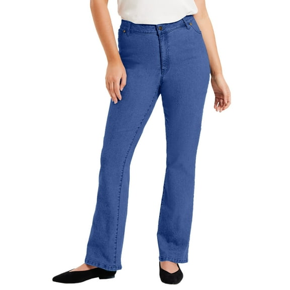 June Vie Women's Plus Size June Fit Bootcut Jeans