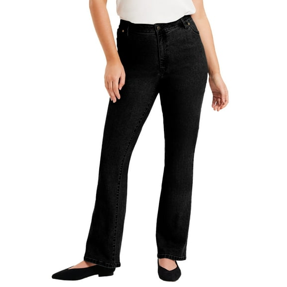 June   Vie Women's Plus Size June Fit Bootcut Jeans