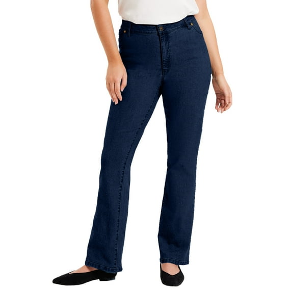 June + Vie Women's Plus Size June Fit Bootcut Jeans
