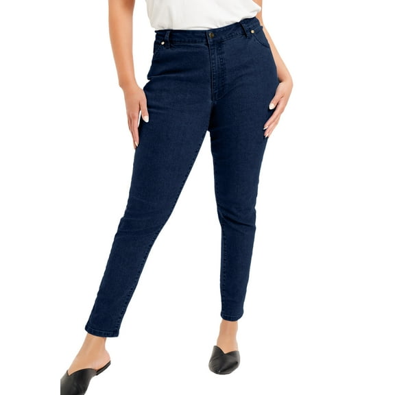 June   Vie Women's Plus Size June Fit Skinny Jeans