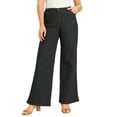 thumbnail image 1 of June + Vie Women's Plus Size June Fit Wide-Leg Jeans, 1 of 5
