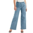 thumbnail image 1 of June + Vie Women's Plus Size June Fit Wide-Leg Jeans, 1 of 5
