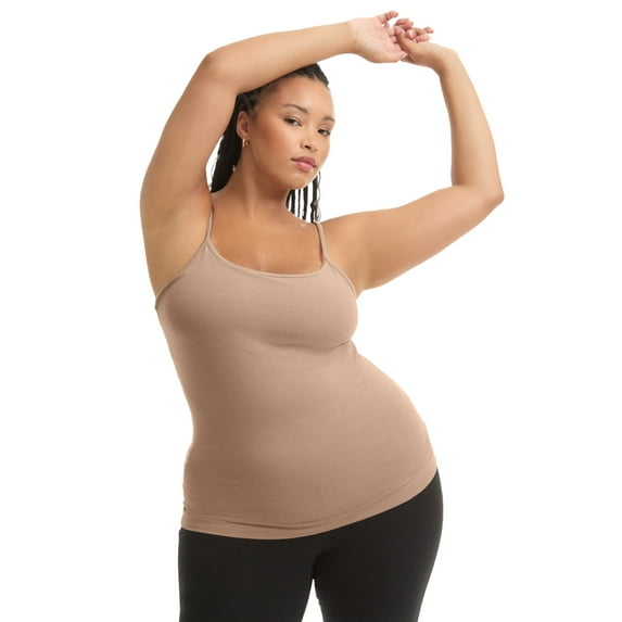 June & Vie Women's Plus Size One+Only Bra Cami