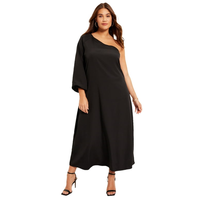One shoulder dress size 16 outlet