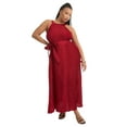 thumbnail image 1 of June + Vie Women's Plus Size Pleated Halter Maxi Dress, 1 of 5