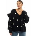 thumbnail image 1 of June & Vie Women's Plus Size Ruffle-Sleeve Cardigan, 1 of 4