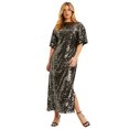 thumbnail image 1 of June + Vie Women's Plus Size Sequin Midi Dress, 1 of 5