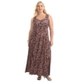 thumbnail image 1 of June + Vie Women's Plus Size Sleeveless Sweetheart Dress, 1 of 3