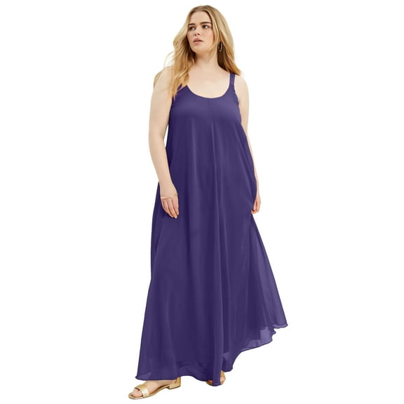 June   Vie Women's Plus Size Swing Maxi Dress