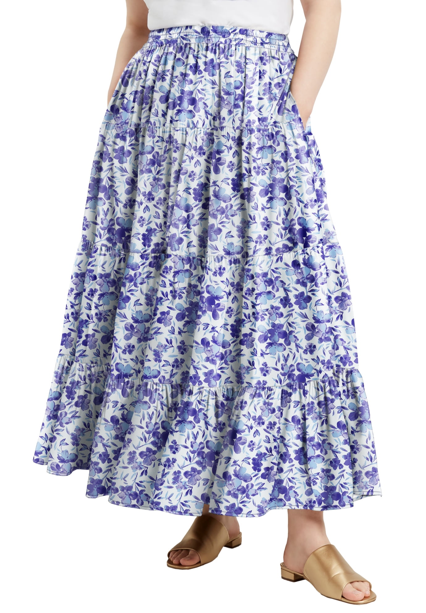 Women Judith Printed Tier Skirt