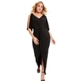 thumbnail image 1 of June + Vie Women's Plus Size Twist-Front Dress, 1 of 5