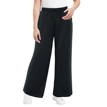 June   Vie Women's Plus Size Wide-Leg Pant