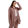 thumbnail image 1 of June + Vie Women's Plus Size Zip-Up French Terry Hoodie, 1 of 6