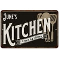 thumbnail image 1 of June's Kitchen Gift Sign Metal Wall Decor Dift 12x18 112180019179, 1 of 1