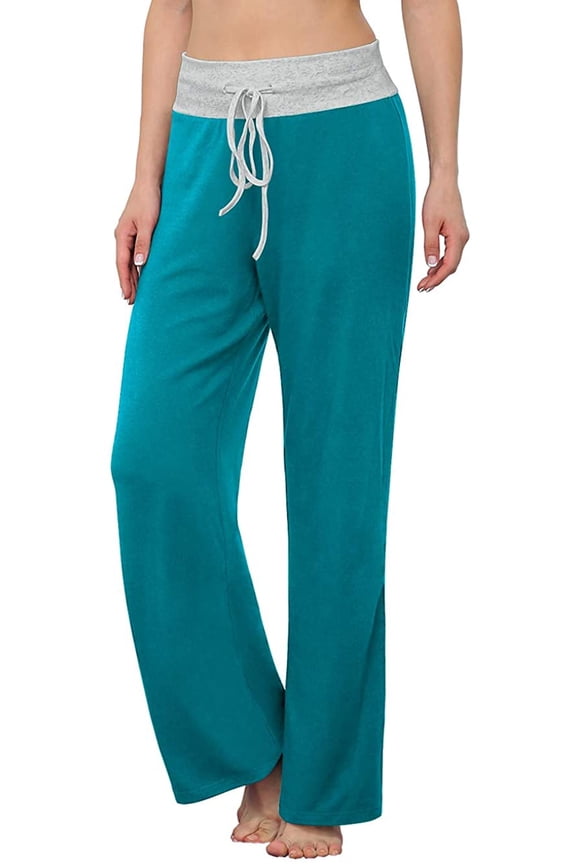 Women Wide Leg Pants Casual Stretch Yoga Pant Palazzo Lounge Pants