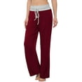 thumbnail image 1 of JuneFish Women Wide Leg Pants Casual Stretch Yoga Pant Palazzo Lounge Pants, 1 of 7