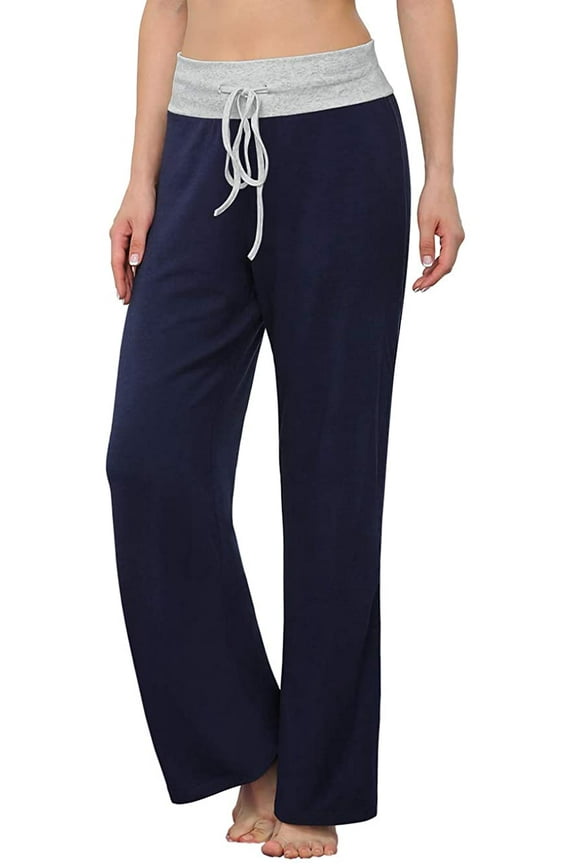 Women Wide Leg Pants Casual Stretch Yoga Pant Palazzo Lounge Pants