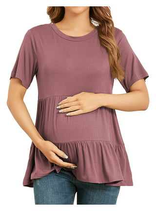 3 Nursing Shirt Breastfeeding Tank Tops Maternity Bra Build In Pads Camis L  XL