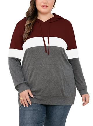 Women's Cropped Hoodie Casual Workout Crop Sweatshirt Tops Long