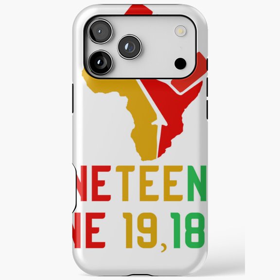 Junenth Africa Fist Design - Celebrate Freedom for iPhone Case 17 16 15 14 13 12 11 Pro Max