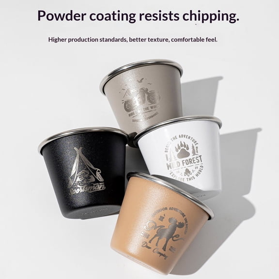 Junepar 1.7oz Stainless Steel Shot Glasses 4pcs Metal Cups Small Unbreakable Shot Glass for Espresso Bar Home Restaurant Camping Barware Easter Gift