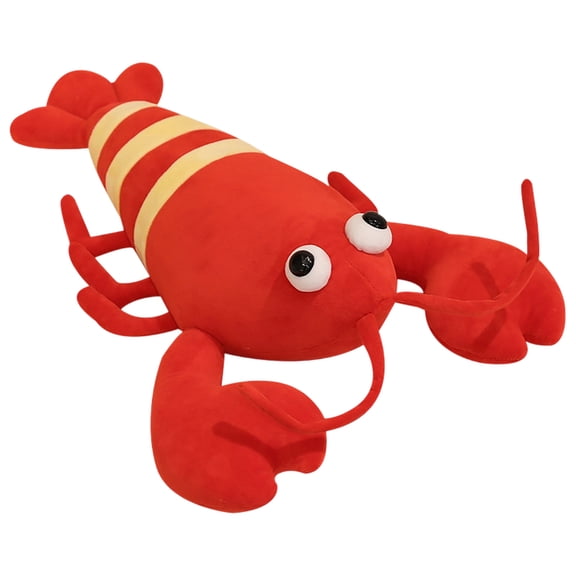 Junepar 13.8" Cute Red Lobster Plush Toy Soft Crayfish Stuffed Animal for Birthday Party Easter - Huggable Sofa & Bed Pillow