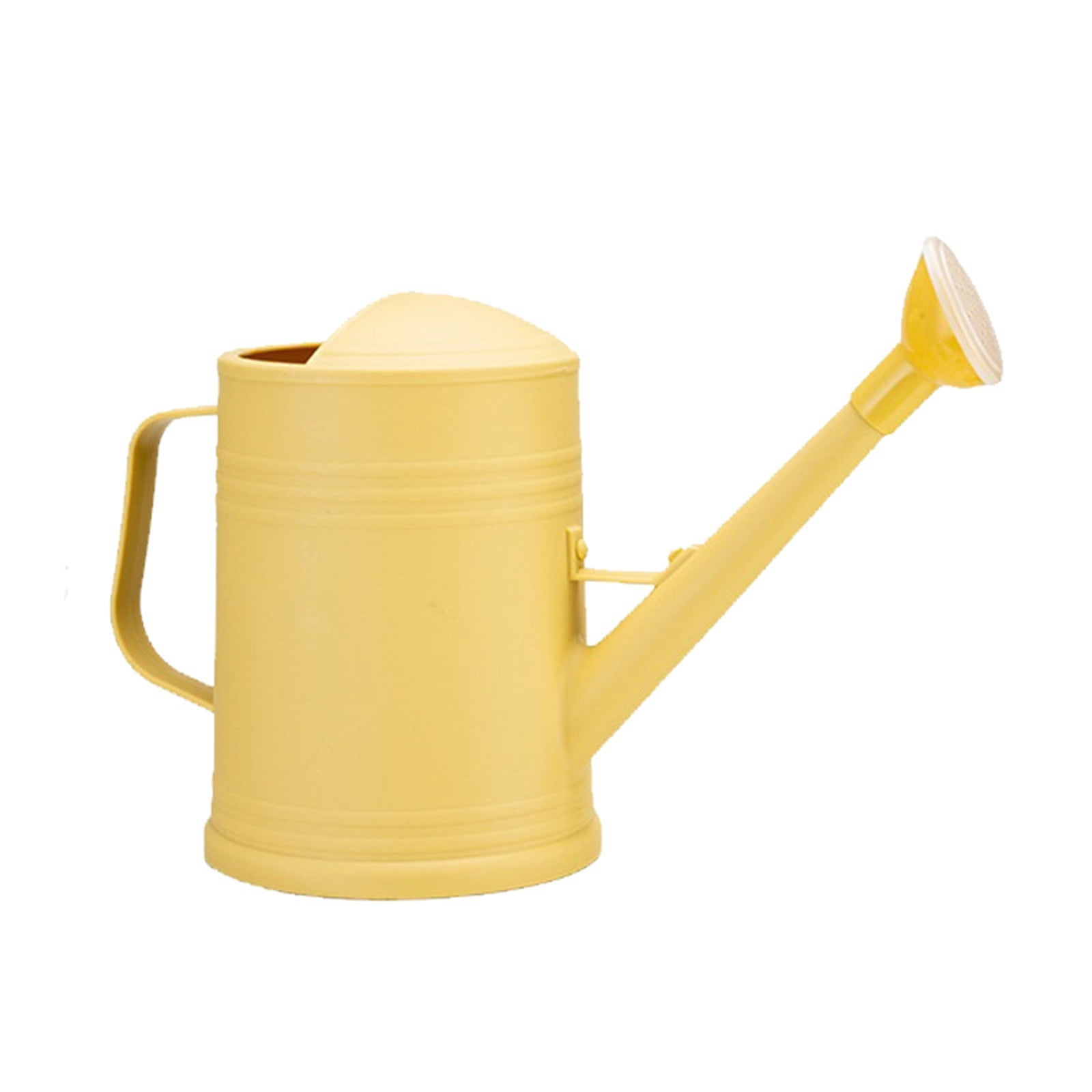 Junepar 2L/0.5 Gal Large Plastic Plant Watering Can with Long Spout for Indoor & Outdoor Garden Plants Yellow