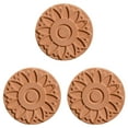 thumbnail image 1 of Junepar 3PCS Terracotta Brown Sugar Saver- Brown Sugar Keeper Disc to Maintain Food Moisture in Storage Container - Terra Cotta Bear Softener Alternative, 1 of 6