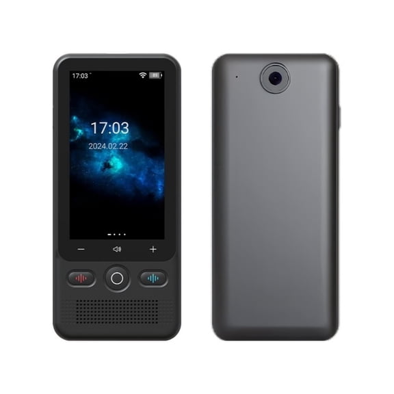 Junepar 4.4" T18 Portable Language Translator Device 138 Languages Smart Voice Translator with Offline Translation Photo Translation for Travel & Business