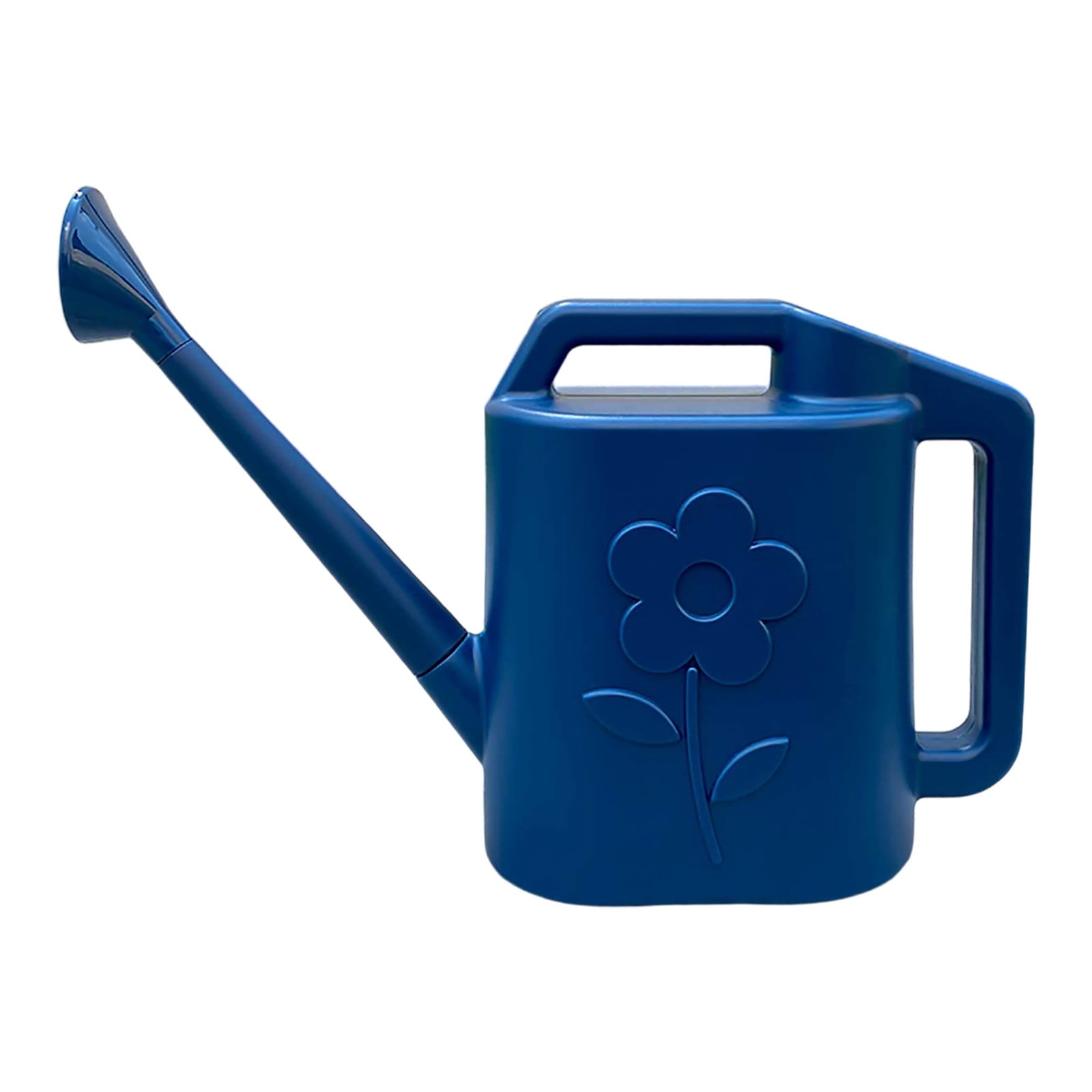 Junepar Extra Large Watering Can for Indoor & Outdoor Watering Can with Long Spout Shower Head 2 Gallon Water Can for Garden Flowers Vegetable Greenhouse Blue