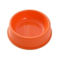 thumbnail image 1 of Junepar Puppy Bowls Puppy Birthday Party Supplies Candy Round Pet Bowls Reusable Cat Food Feeding Water Dish Candy Colour Pet Dish for Dog Birthday Party Favors Orange, 1 of 6