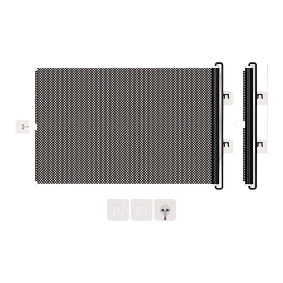 Junepar Retractable Pet Gate for Cats & Dogs Adjustable Safety Pet Fence No Drilling Required for Doorways Stairs Indoor & Outdoor Use