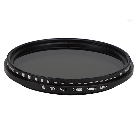 Junestar 58mm Variable Neutral Density ND2-ND400 Lens Filter for DSLR Cameras (2.28 inches / 58 mm)