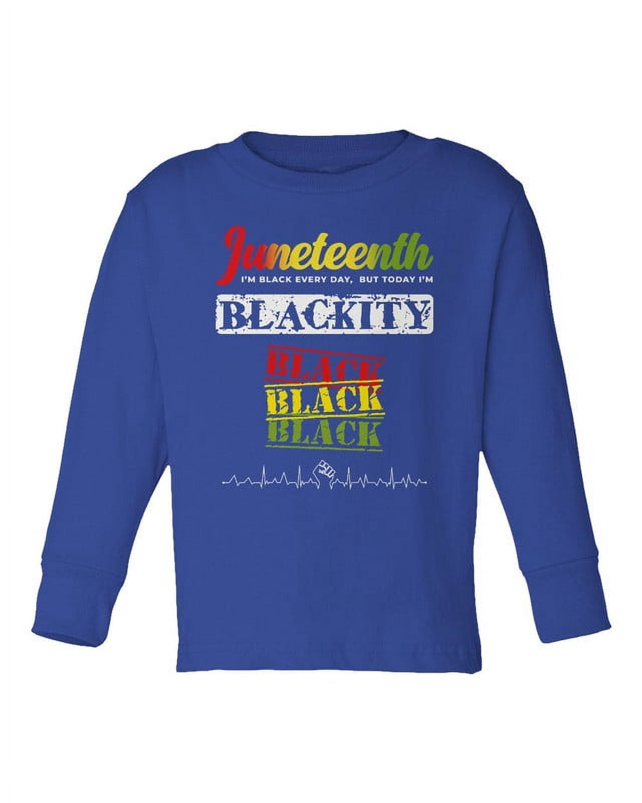 Mommy's Juneteenth Prince Long Sleeve Shirt Black Boy TS01 main image 0