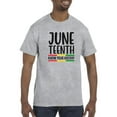 thumbnail image 1 of Juneteenth Celebration Text T-Shirt Men -Smartprints Designs, Male 3X-Large, 1 of 4